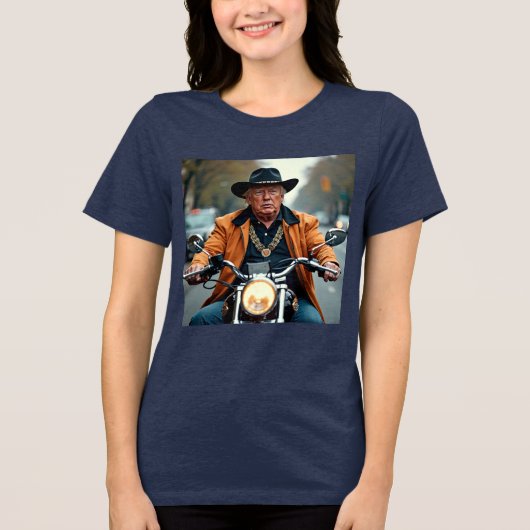 Donald Trump Tri-Blend Shirt (Voorkant)