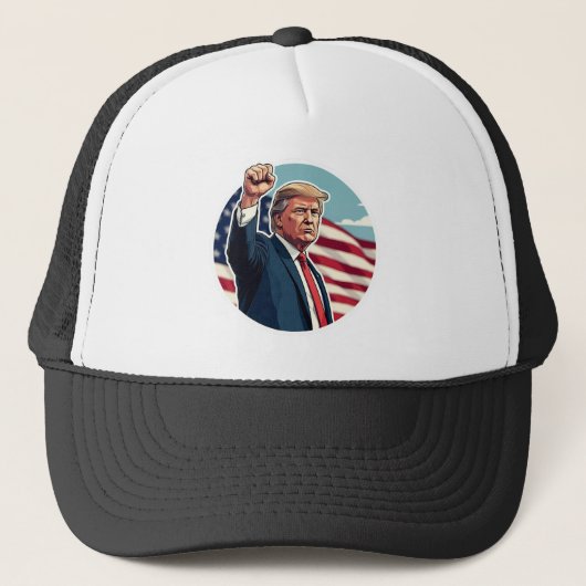 Donald Trump Trucker Hat Pet (Voorkant)