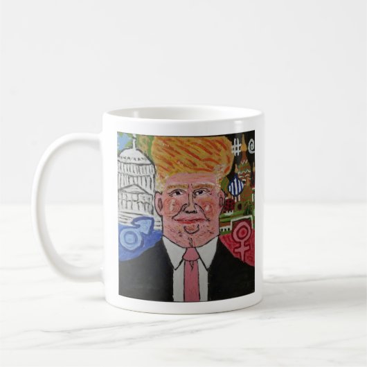 Donald Trump "Trumpy" Mok: POTUS 45 Koffiemok (Links)