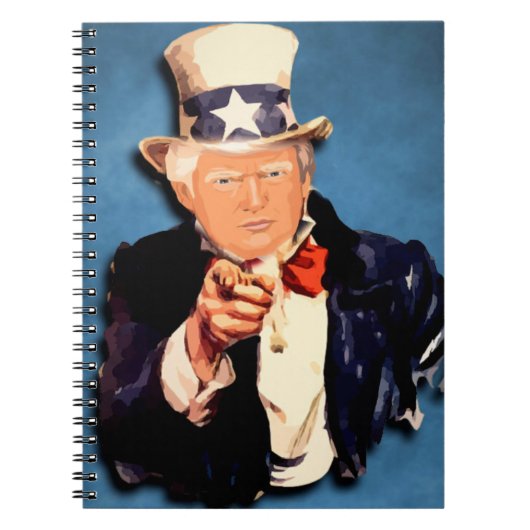 DONALD TRUMP UNCLE SAM CARNET JOURNAL (Devant)