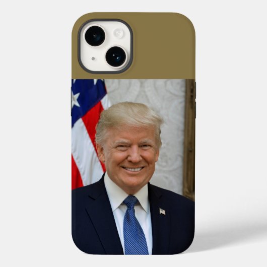 Donald Trump US President Witte Huis MAGA 2024 Case-Mate iPhone Case (Achterkant)