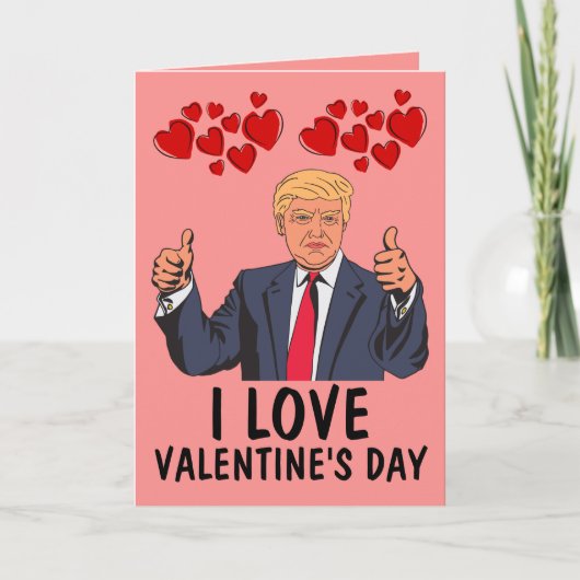DONALD TRUMP VALENTIJNSDAG KAARTEN (Voorkant)