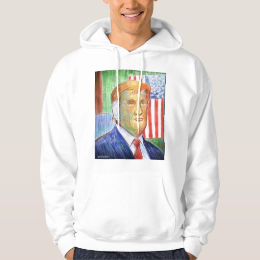 Donald Trump Van Gogh Hoodie (Voorkant)