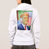 Donald Trump Van Gogh Hoodie (Achterkant)