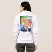 Donald Trump Van Gogh Hoodie (Achterkant volledig)