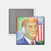 Donald Trump Van Gogh Magnet (Recto/Verso)