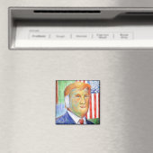 Donald Trump Van Gogh Magnet Magneet (Insitu (Vaatwasser))