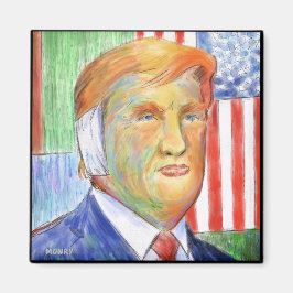 Donald Trump Van Gogh Magnet Magneet