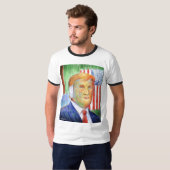 Donald Trump Van Gogh Ring T-shirt (Voorkant volledig)