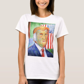 Donald Trump Van Gogh T-shirt voor vrouwen