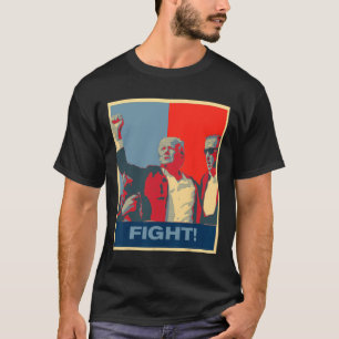 Donald Trump vecht kunstwerken staan sterk in VS T-shirt