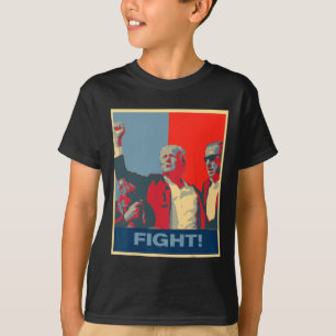 Donald Trump vecht kunstwerken staan sterk in VS T-shirt