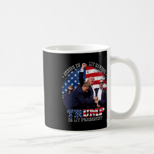 Donald Trump vecht tegen Jezus is mijn redder Trum Koffiemok