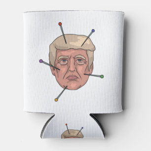 Donald Trump Voodoo Doll Pin Illustratie Blikjeskoeler