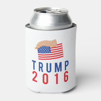 Donald Trump voor President 2016 met haar Blikjeskoeler