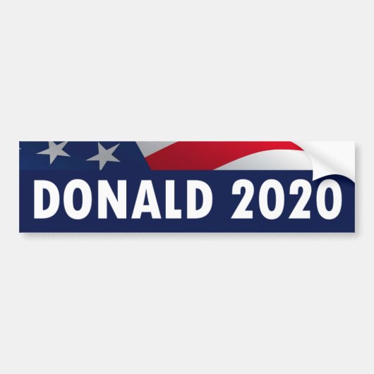 Donald Trump voor President 2020-Bumpersticker Bumpersticker (Voorkant)