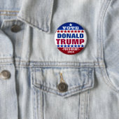 Donald Trump voor President 2024 Campaign Button (In situ)