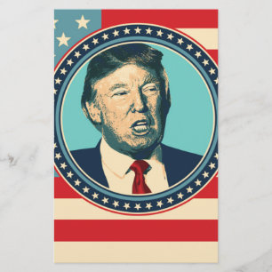donald trump voor president briefpapier
