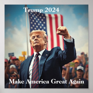 Donald Trump voor President Poster