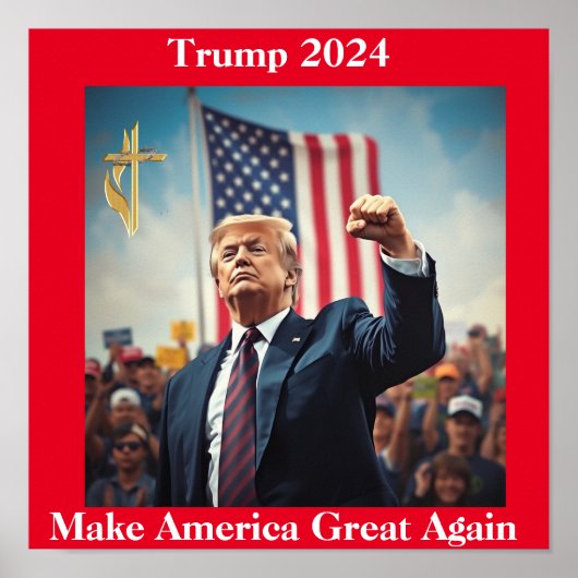 Donald Trump voor President Poster (Voorkant)