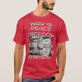 Donald Trump War is Peace T-shirt (Voorkant)