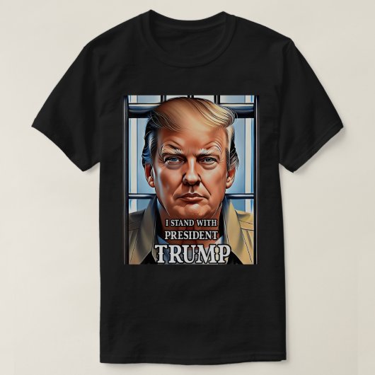 Donald Trump wees op hem tegen de Amerikaanse geva T-shirt (Design voorkant)