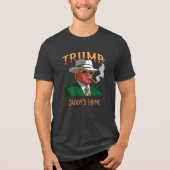 Donald Trump wint verkiezing 2024 Inauguratie MAGA Tri-Blend Shirt (Voorkant)