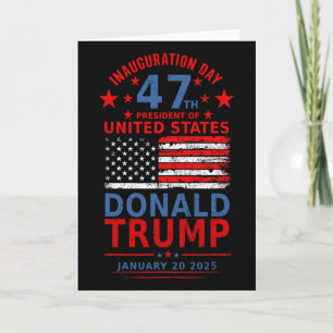 Donald Trump Won 2024 Verkiezing Inauguratie Manne Kaart