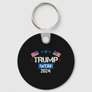 Donald Trump Won 2024 Verkiezing Inauguratie Manne Sleutelhanger