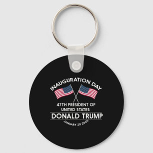 Donald Trump Won 2024 Verkiezing Inauguratie Manne Sleutelhanger