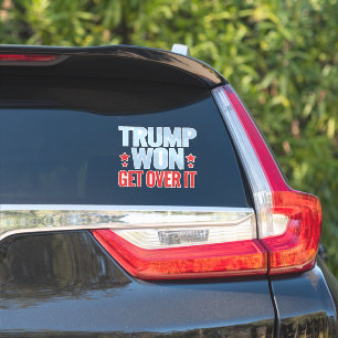 Donald Trump won Get Over It 2024 Trump won Sticker