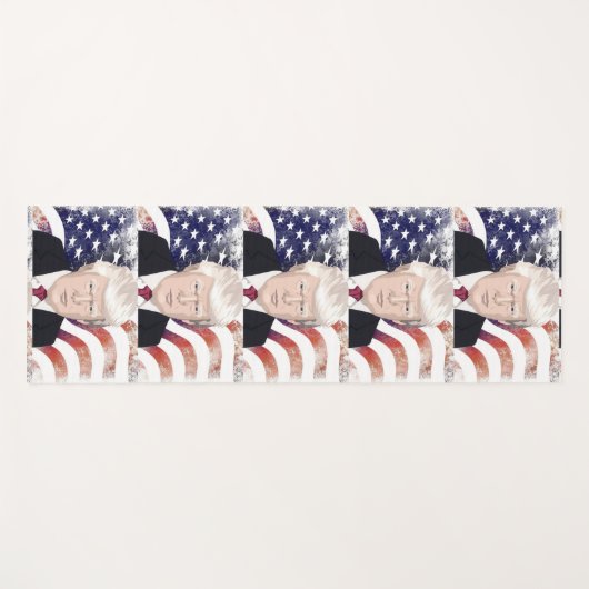 DONALD TRUMP YOGA MAT (Voorkant (horizontaal))
