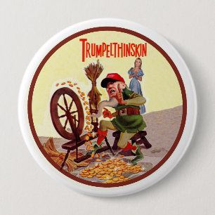 Donald Trumpelthinskin Ronde Button 4,0 Cm