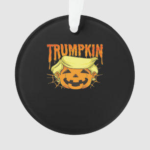 Donald Trumpkin Funny President Party Halloween NL Ornament