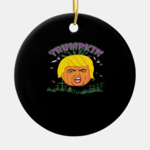 Donald Trumpkin maakt Halloween weer geweldig voor Keramisch Ornament