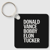 Donald Vance Bobby Elon & Tucker Sleutelhanger (Voorkant)
