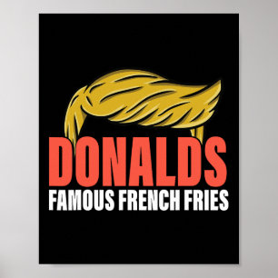 Donalds beroemde frieten maakt frieten weer gri poster