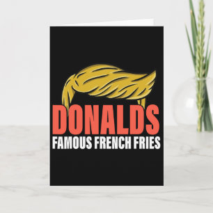 Donalds Famous French Fries Maakt Franse Frieten G Kaart