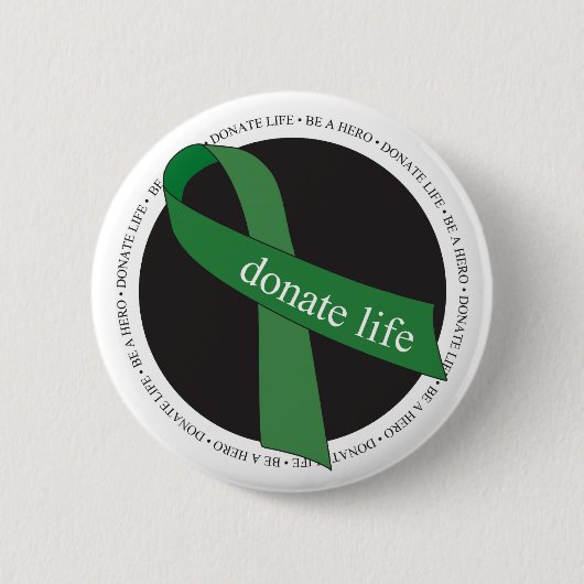 Donate Life Ronde Button 5,7 Cm (Voorkant)