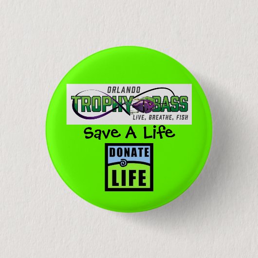 Donate Life - Ze hebben mijn mijnen gered Ronde Button 3,2 Cm (Voorkant)