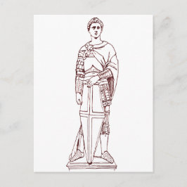 Donatello’s Saint George - Renaissance Sculpture Feestdagenkaart