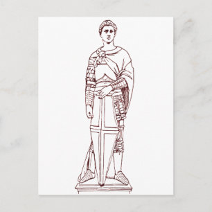 Donatello's Sint-Joris - Renaissancesculptuur Feestdagenkaart