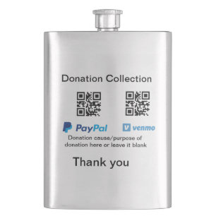 Donatie Collectie tip potje voeg je q r naam toe O Flacon