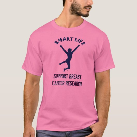 Donatie van borstkankeronderzoek t-shirt (Voorkant)