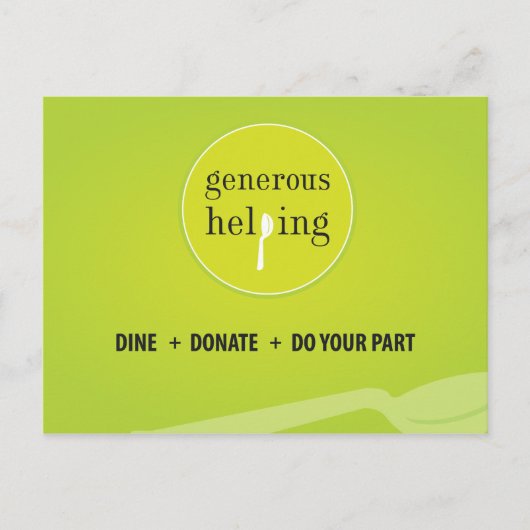 Donatiekaart Briefkaart (Voorkant)