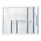 Donaties Tracker Notitieblok (Voorkant)