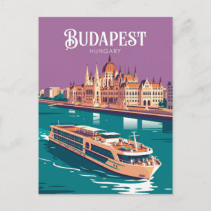 Donau Hongarije Briefkaart