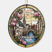 Donau in Duitsland Keramisch Ornament (Links)