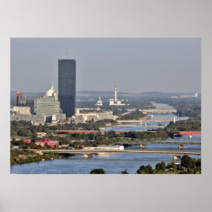 Donaucity, Wenen Oostenrijk Poster