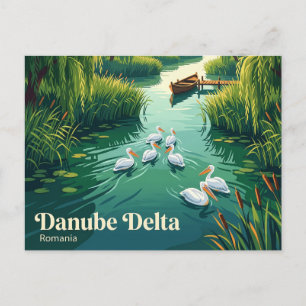 Donaudelta Biosfeerreservaat Roemenië Briefkaart